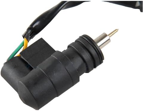 Close-up of the electric choke with the protective cap removed, revealing the needle valve