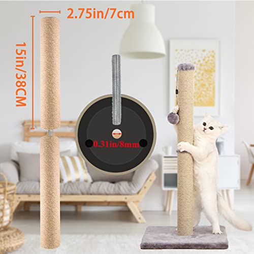 Poste rascador para gato de 15 pulgadas miniatura 5
