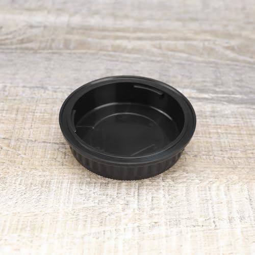 SING F LTD Pack de 4 tapas traseras de repuesto para lente, cubierta protectora trasera de plástico compatible con lentes DSLR con montura Pentax K miniatura 7