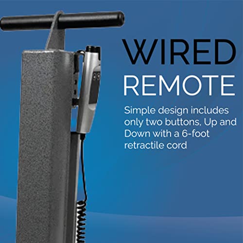 Indeelift - Human Floor Lift 400 (Hfl-400) | Slide-On Geriatric Lift | Self Or Assisted Operation Elderly Lift | Rechargeable Patient Floor Lift | Easy Store Design | 21”H Lift / 400 Lbs. Capacity #TOP3