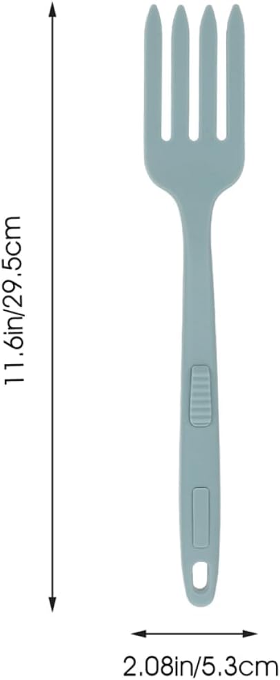 SHOWERORO 2Pcs Silicone Flexible Forks for Cooking Nonstick Kitchen Blending Utensils Lake Lightweight and Easy to Use for Mixing Ingredients and Mashing Foods