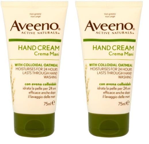 Aveeno Daily Moisturising Hand Cream, 75ml (Pack of 2)