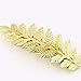 Greek Goddess Costume With Gold Leaves Hair Barrettes - Halloween Gold Leaf Hair Clips