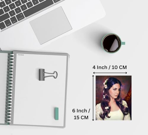 Image of Lana Del Rey Poster - Music Posters for Wall Pack of 45 6x4 Inch 300 GSM - Album Cover Posters - Musics Related Gifts - Lana Del Rey Merch Stickers - Pinterest Aesthetic Gift