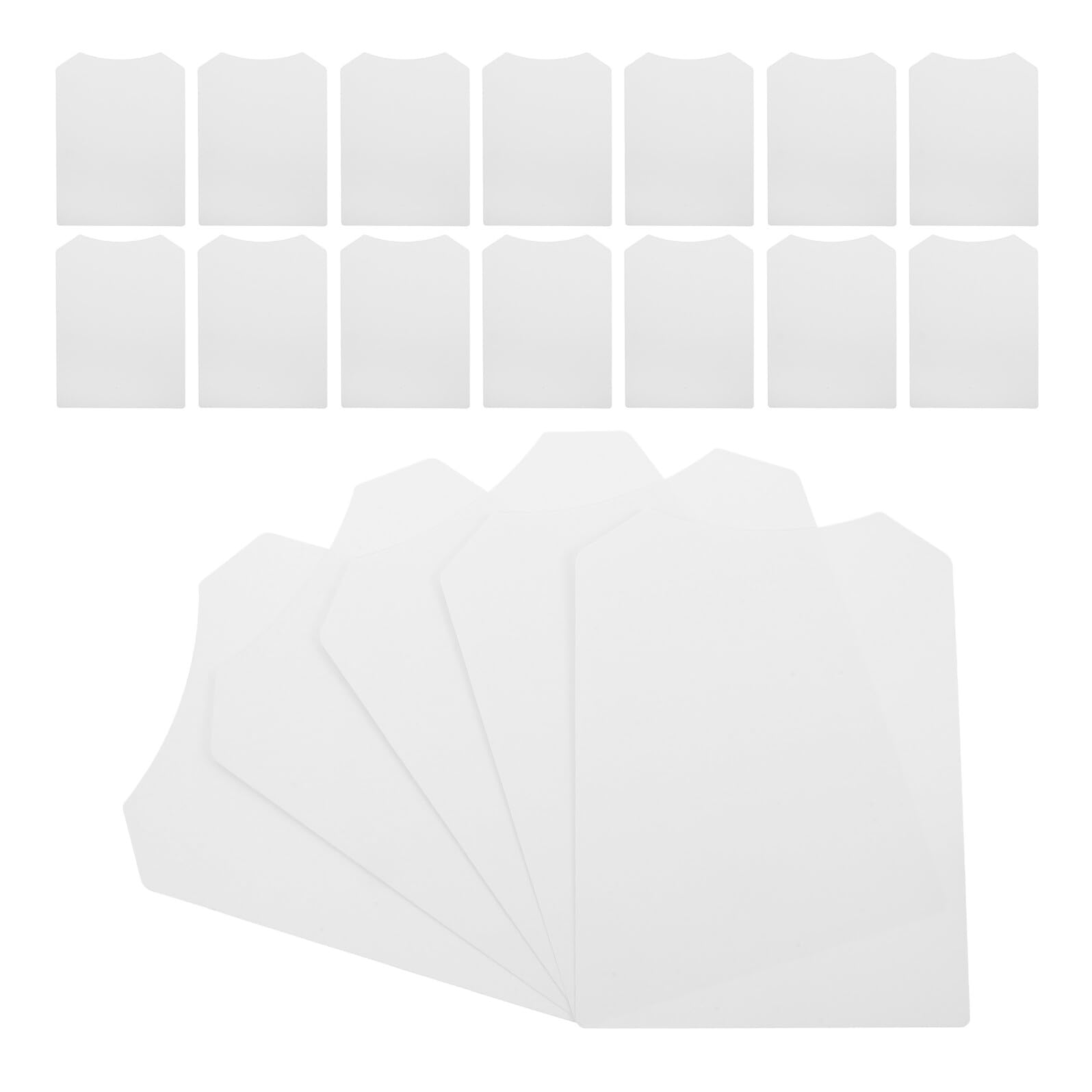 ULTECHNOVO 50pièces Chemise Carton Inserts pour Emballage Blanc Pliage et Rangement de Vetements