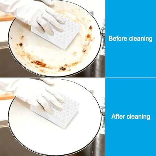 Image of Magic Eraser Cleaning Sponge for Multi-Surface Use | Chemical Free | Scratchless Cleaning | Melamine Foam Sponge