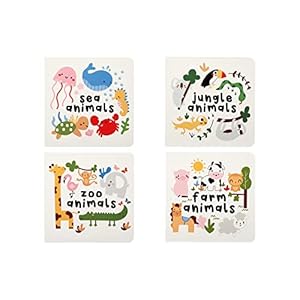 Kate & Milo Animals Board Book Set, Toddler Early Learning and Development Books, Baby Bed Time Stories, New Baby Gift…