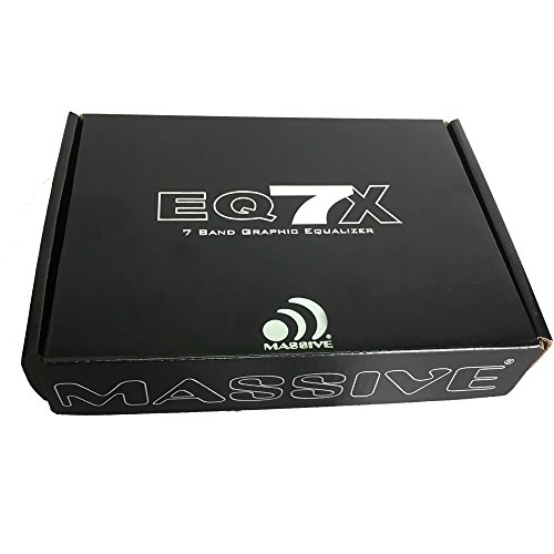 Image of Massive Audio EQ7X | 7-Band Car Audio Equalizer with 8V Line Driver, Subwoofer Control & Adjustable Fader - in-Dash EQ for Studio-Quality Sound