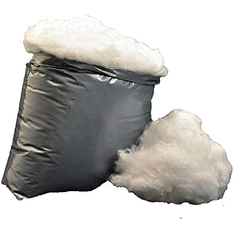 High Grade - 1 Kilo kg - Hollow Fibre Stuffing/Filling / Fill Toys, Pillows, Cushion Covers (HOLLOWFIBRE-1KG) Cover