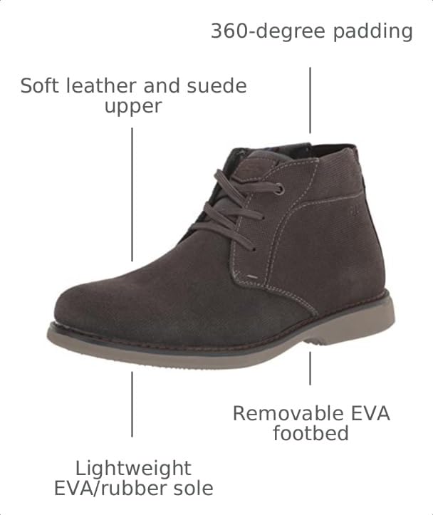 Image of Nunn Bush Otto Plain Toe Chukka Boots