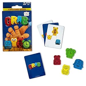 Grab – A Game of Quick Reflexes for Kids by Trunkworks | Fun Family Card Game for Kids Ages 6 + Years | Develops Reflex, Hand Eye Coordination, Focus