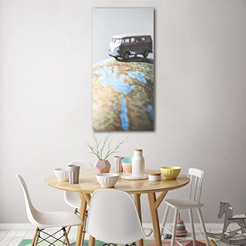 Impression sur verre acrylique Tulup 70x140 | Tableau plexiglas déco mural gris