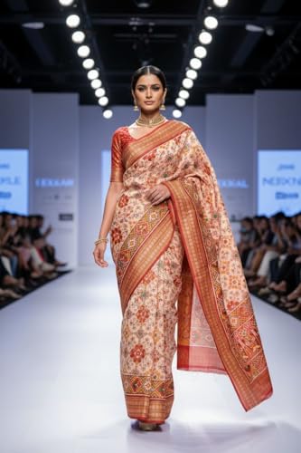 Image of SATIKA VASTRAM Tussar Silk Saree Solid Design Pure Soft Thread Weaving Contrast Border And Rich Pallu With Blouse Piece