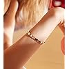 Chrishine-Life-Love-Friendship-Bracelet-Bangle-Gold-Rose-Gold-Silver-with-Cubic-Zirconia-Stones-Stainless-Steel-Hinged-Jewelry-with-Crystal-Oval-Bracelet-Birthday-Present-for-Her-Women-Teen-Girls Chrishine Life inspirational Bracelet for Women Gifts for Teen Girls