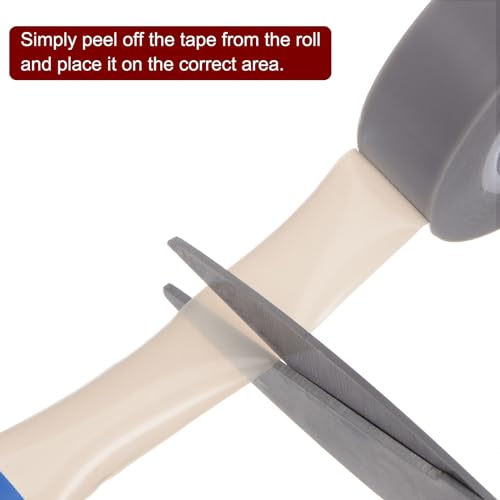 Image of HARFINGTON Fabric PTFE Tape Roll, 1 inch x 108ft High Temperature PTFE Adhesive Tape 0.18mm Thickness for Vacuum Sealer Machine Hand Sealers, Grey