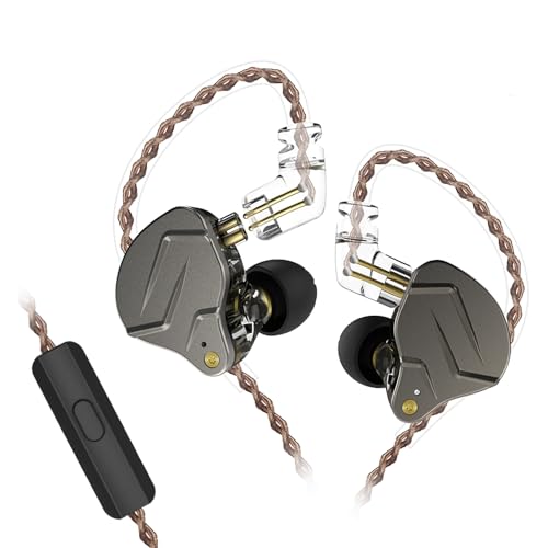 Écouteurs de jeu FEDAI KZ ZSN Pro HiFi pour musiciens en déplacement et streaming noir