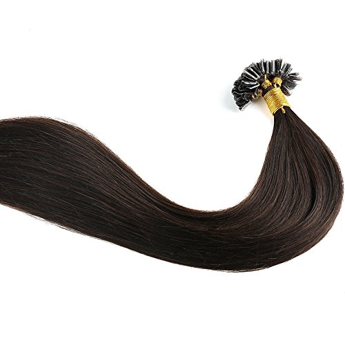 40-55cm Extension Capelli Veri Cheratina, 100