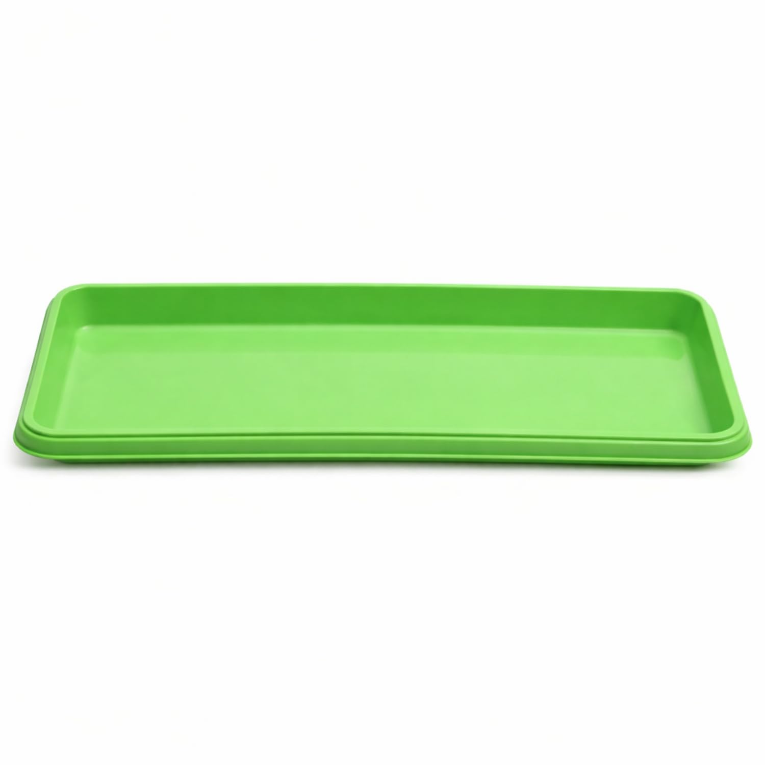 Tray for Window Planter 45cm Plastic Planter | Drainage Water Collector Tray for Home & Garden (Green)-image-2