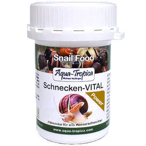 Aqua-Tropica - Schnecken-VITAL Power - 4 in 1 Schneckenfutter Sticks I Fitnesskur für Land- & Wasserschnecken I Gezielte Nährstoffversorgung I 40g