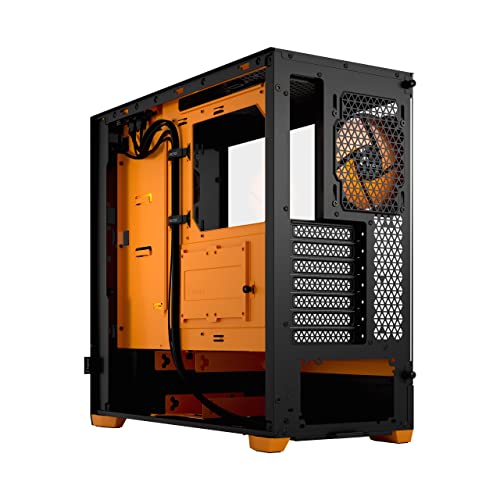 Fractal Design Pop Air Rgb Orange Core Tempered Glass Clear Tint #TOP7
