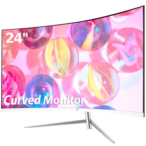 Z-Edge 24 Inch Curved Monitor Review: VA Panel, 75Hz, White Finish