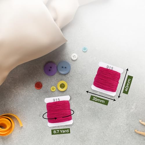 Image of Embroidery Floss Kit and Refills - Cotton Threads - DMC Color Coding for Cross Stitch, String Crafts, Friendship Bracelets