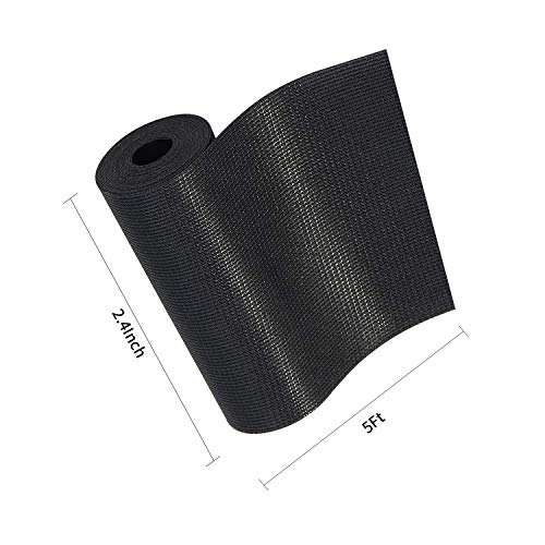 Azobur Nylon Fabric Iron-On Patches 2.4" X 60", Waterproof Tenacious Adhesive Tape Iron-On Patch For Tent, Clothing, Backpack, Luggage(Black) #TOP1