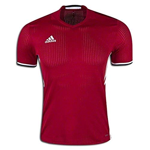 adidas Condivo 16 maillot football rouge blanc XS homme haut sport