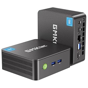 GMKtec G3S Mini PC, 16GB RAM 512GB M.2 SSD Intel N95 (Beats N100, 3.4GHz) Mini Desktop Computer with VESA Mount for Office Home Business HTPC Proxmox, Dual 4K Display, WiFi 5, Gigabit Ethernet