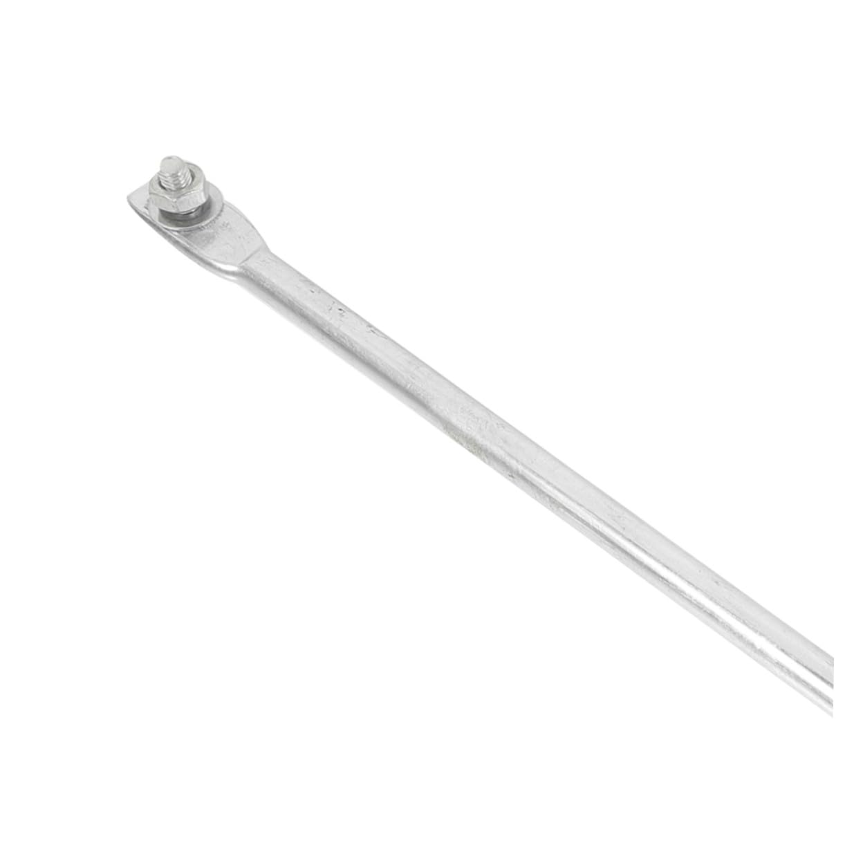 TEHAUX 2 Pezzi Picchetto di Terra in Ferro Leggero Perno di Messa a Terra per Recinzione Elettrica Portatile Robusto per Esterni e Case