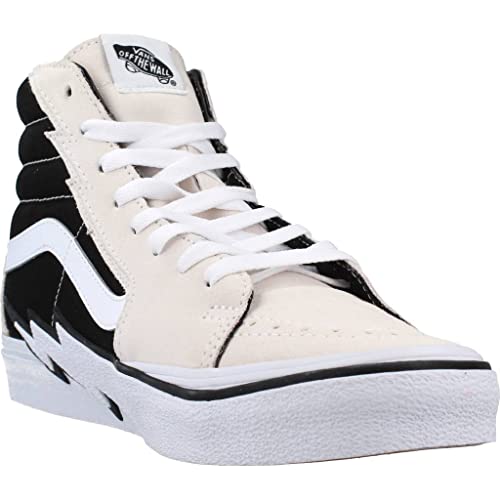 Vans Vans Unisex Sk8-Hi Bolt Antique White and Black Skate Shoes 10.5
