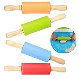 【Amplia gama de aplicaciones】 Tiempo de cocina familiar especialmente preparado para niños. Puede usar el más pequeño para enseñarles a los niños lo divertido que es hornear. Los palitos de fideos son muy adecuados para hacer pasteles, mousses, pizzas, fideos y galletas.