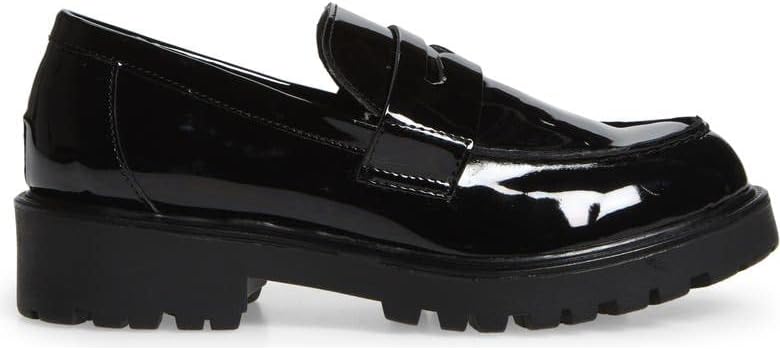 Steve Madden Women's Lotto Penny Loafer, Black, 6.5 | Image 2