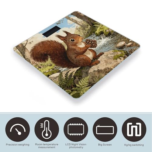 Báscula digital de baño Body Weight Scale BTCOWZRV miniatura 3