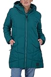 Damenwinterjacke in aktuellen Trendfarben mit kleinen Logodetails in figurnaher Passform