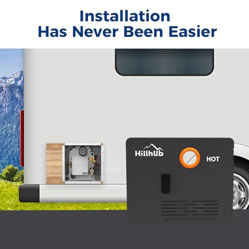 Image of Hillhub 15 x 18 Inches RV Water Heater Black Door (ONLY DOOR). Electrolytic Plate, Electrostatic Powder Coating Technique, Tankless RV Water Heaters Door kit of Hillhub, D15X18-B