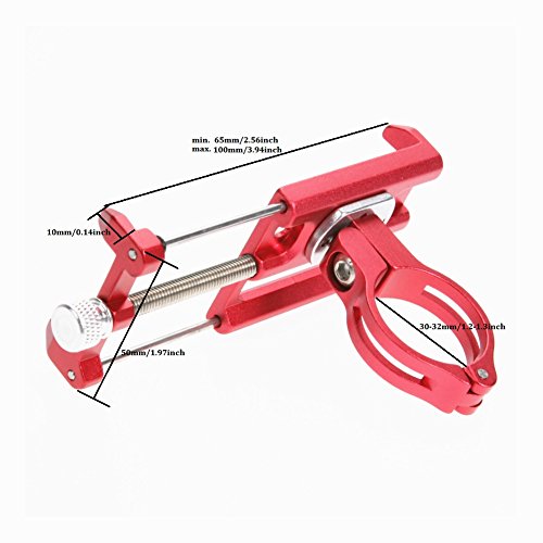 image for GUB Mountian Bike Phone Mount - Aluminum Alloy Universal Adjustable Bi