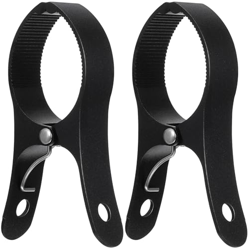 Ciieeo 4 Pcs Windproof Clothespin Heavy Duty Coat Hangers Socks Drying Clip Windproof Clothes Clips Heavy Duty Beach Chair Metal Clothes Pins Giant Photo Aluminum Alloy Vacation, 10.5x5.5cm, Black