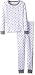 Burt's Bees Kids Boys' 2 Piece Organic Pj Set, Fog Star Print, 2 Toddler