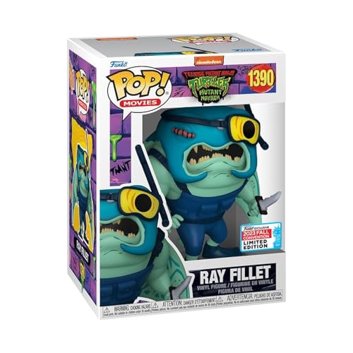 Funko Pop! Movies: TMNT Teenage Mutant Ninja Turtles Mutant Mayhem - Ray Fillet (NYCC 2023 Shared Exclusive)