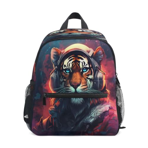 Sac à dos enfant tigre anti-déchirure et imperméable pour l'école