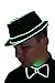 Light Up Fedora - Made with El Wire by Electric Styles (Green)