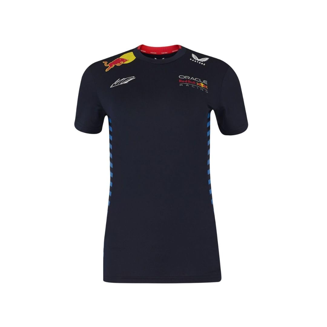 Castore Women's Night Sky Red Bull Racing F1 2024 Max Verstappen Team T-Shirt, M