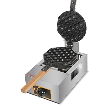 【業務用】ワッフルメーカー　美品 Amazon | YYJQワッフルアイロン 業務用バブルワッフルメーカー