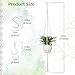 AOMGD 6 Pack Macrame Plant Hanger Indoor Hanging Planters for Indoor Outdoor Plants with 6 S Hooks and 6 Hook Nails, Hanging Plant Holder 43