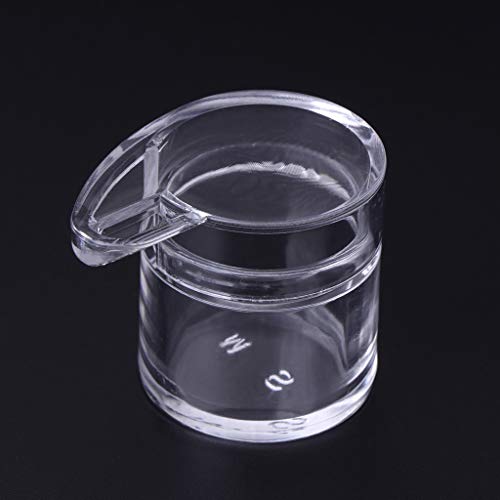 Qiuxiaoaa Ant Feeder Wasserzufuhrbereich für Ant Nest House Farm Acryl Runde Trinkschüssel Feeder Transparent