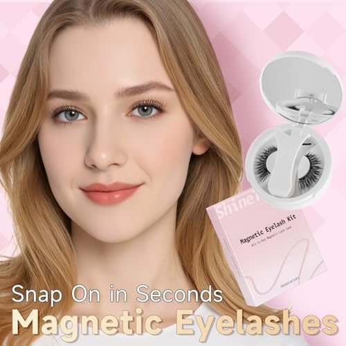 Magnetic Eyelashes No Glue Needed β Reusable Natural Look False Lashes with Applicator β Lightweight Comfortable Fake Eyelashes for Daily Wear - 4