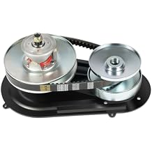 40 Series Torque Converter Kit, Go Kart Torque Converter Clutch for Predator 420CC Clutch Pulley Pulley Fit for 8-16HP Engines with 1" Straight Crankshaft and 1/4" Keyway GX 390 for Go Cart