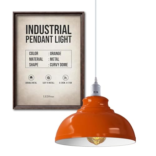 LEDSone Lámpara colgante industrial retro