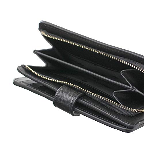 Kate Spade New York Staci Medium Compact Bifold Wallet Saffiano Black - Image 5